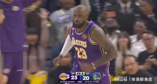 湖人重创勇士库里缺席詹姆斯26+11助布朗尼首助攻